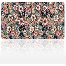 Urzuva Nocturne Bouquet 60X40 3mm Kalınlık Premium Gaming Oyuncu Mousepad, Anti Slip Xxl Mouse Pad