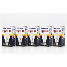 Tekfen Halojen Ampul Şeffaf Dim Edilebilir 28W=40W