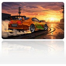 Urzuva Asphalt Drift 60X40 3mm Kalınlık Premium Gaming Oyuncu Mousepad, Anti Slip Xxl Mouse Pad