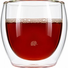 Jumbo Glory Double Wall Bardak 250 ml Çift Cidarlı Cam Çay Kahve Bardağı 1 Adet