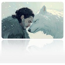 Urzuva Snowbound Kinship 60X40 3mm Kalınlık Premium Gaming Oyuncu Mousepad, Anti Slip Xxl Mouse Pad
