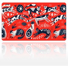Urzuva Catstronomy 60X40 3mm Kalınlık Premium Gaming Oyuncu Mousepad, Anti Slip Xxl Mouse Pad