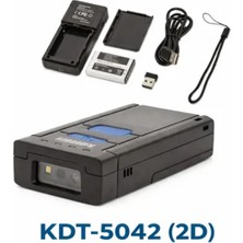 KDT-5042 (2d) Kablosuz Hafızalı Lazer Barkod Okuyucu (2.4g+Usb+Bluetooth)
