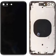 Mabelme Store Iphone 8 Plus Boş Kasa+Kapak (Siyah)