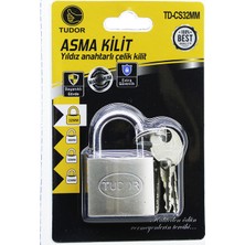 SBN - Store Kısa Kancalı 32MM Çelik Asma Kilit Gri
