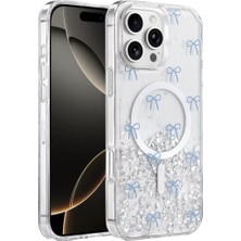 Mabelme Store Onegif Apple Iphone 16 Pro Max Misk Simli Magsafe Kapak - Desen 3