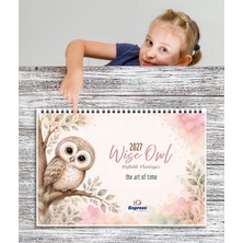Express Planlayıcı 2027 Takvimli 53 Haftalık Planlayıcı A4 Yatay - Wise Owl