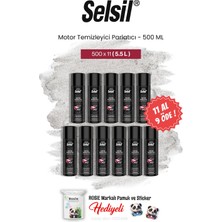 Selsil Motor Temizleyici Parlatıcı, 11 Al 9 Öde 500 ml ve Rosie Pamuk