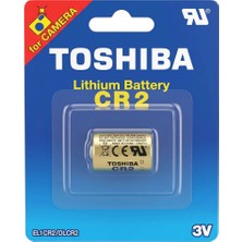 Toshiba CR2 3V Lityum Pil 1li | Fotoğraf Makinesi Pili