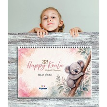 Express Planlayıcı 2027 Takvimli 53 Haftalık Planlayıcı A4 Yatay - Happy Koala