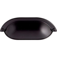 Erkul Çanak Mat Siyah 64 mm Kulp (4 ADET)