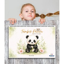 Express Planlayıcı  2027 Takvimli 53 Haftalık Planlayıcı A4 Yatay - Tombik Panda