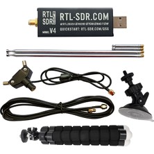 Gollum Teknoloji Rtl-Sdr Blog V4 Sdr Alıcı Dipol Anten Seti - R828D RTL2832U 1ppm Tcxo Hf Dahili USB Yazılım Tanımlı Radyo