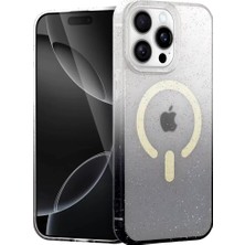 Mabelme Store Apple Iphone 15 Pro Pummel Shiny Magsafe Kapak - Siyah