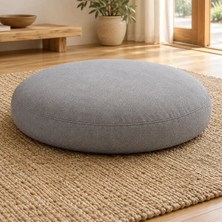 SBN - Store Düz Yuvarlak Yer Minderi · 60 × 60 × 8 cm | Gri | Iç Mekân
