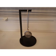 Ulu Pazarlama 3D Baskı Çay Süzgeci Askısı Süzgeç Kurutma Standı Çay Demliği Askılığı Siyah