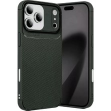 Mabelme Store Apple Iphone 17 Pro Auto Focus Karbon Kapak - Koyu Yeşil