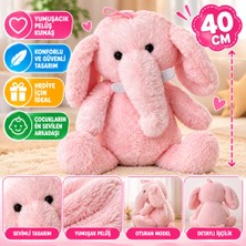 SBN - Store PL62348 40 cm Oturan Fil Oyuncak Peluş