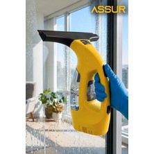 Assur Şarjlı Cam Silme Temizleme Makinesi Spreyli ve Vakumlu 200 ml Kapasiteli