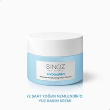 Sinoz Hydrapro Su Bazlı 72 Saat Yoğun Nemlendirici Yüz Bakım Kremi 50 ml