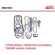 TAKIM CONTA FİAT TEMPRA TİPO DOĞAN ŞAHİN KARTAL SLX 1,6 8V 1.600CC VİTON KEÇELİ 5888319 AVORTEX 3200s