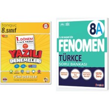 Tonguç Akademi 8. Sınıf Yazılı Denemeleri 1. Dönem 1 ve 2. Yazılı ve Fenomen Okul Yayınları 8. Sınıf LGS Türkçe A Fenomen Soru Bankası