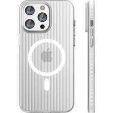 Mabelme Store Joko Apple Iphone 15 Pro Max Line Magsafe Kapak - Beyaz