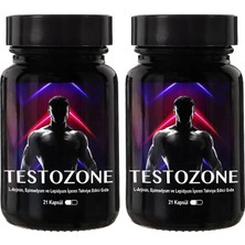 Mabelme Store Testozone: 2 Adet Erkeklere Seksözel L-Argininli Epimedyumlu Lepidyumlu 21LI Formül