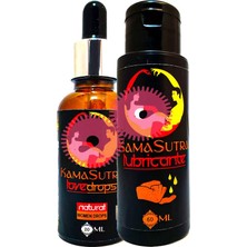 Mabelme Store Kamasutra 60 ml Kadına ve Erkeğe Lubricantgel + Kadınlara Özel Cinseldamla 30 ml