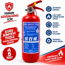 Magic Schine 5'li 1 kg Yangın Söndürme Tüpü