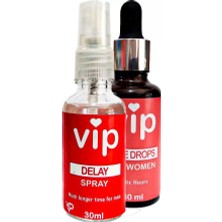 Mabelme Store Vip Erkeklere Delayspray + Vip Bayan Cinseluyarıcıdamla