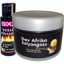 Mabelme Store Giant Afrikasalyangozu Dev Salyangozyaşlanma Karşıtı 100ML + Sıxx Bayan Memeşekillendirici Krem 60 ml