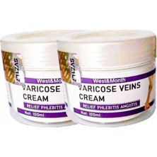 Mabelme Store Varicose Vein Defense Cream 100 ml West Month Waris Kremi 2 Adet