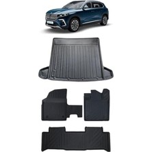 Şanal Togg T10X 2026 Model Ile Uyumlu 5d Premium Ekstra Havuzlu Paspas ve Bagaj Havuzu Set