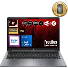Hp Omnibook 3 16-BU0022NT Core 5 315 16GB Ddr5 1tb SSD 16" 2k IPS Freedos Notebook+Mouse DX9T1EA_10
