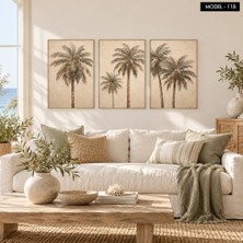 Akıllı Kağıt Yapışkanlı Keçe Tablo - Poster Çiçek (MODEL-118)