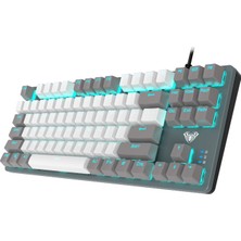Kryon F3287 Mavi Işıklı Kablolu Mekanik Ingilizce Q Tkl Gaming Oyuncu Klavyesi