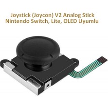 Kryon Joystick (Joycon) V2 Analog Stick Siyah Nintendo Switch Ns Uyumlu