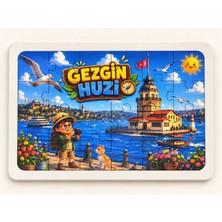 Mabelme Store Gezgin H - 24 Parça Ahşap Puzzle