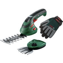 Kryon Home And Garden 060083310C Bosch Isio Batarya Çim Düzeltici Seti (3,6 Volt, Bıçak Uzunluğu 12 Cm, Bıçak Aralığı 8 Mm, Xl Bahçe Eldivenleri Dahil) - Amazon Edition