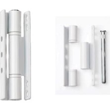 Kryon 90 mm Cnr Çelik Menteşe, Siyah ve Beyaz Renk, 4 Adet (Beyaz)