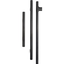Kryon 9745 Düz Çekme/sürgü Kapı Kolu Mat Siyah 19 cm (Iki Delik Arası Mesafe)