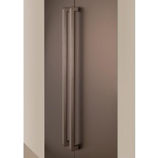 Kryon 9753 Çekme/sürgü Kapı Kolu Koyu Bronz Saten Rengi 57 cm (Iki Delik Arası Mesafe)