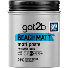 Kryon Beach Matt Mat Saç Şekillendirici Macun, 100 Ml, Tekli Paket