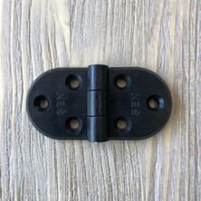 Kryon Plastik Oval Menteşe 7cm (2 Adet) Siyah