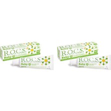 Kryon Baby 0-3 Yaş Papatya Özlü Florürsüz Bebek Diş Macunu (1 x 45 G) (2 Paketi)