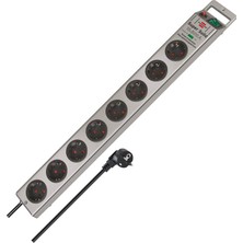 Kryon Super-Solid Surge Protection 13.500 A 8li Priz Gümüş