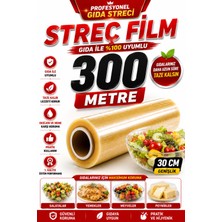 Kryon Streç Film 30CM x 300 Metre, Gıdaya Uygun, 9 Mikron
