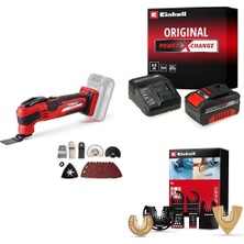 Kryon Varrıto - Solo Akülü Raspalama Makinesi + 18V 4,0 Ah Pxc Starter Kit, Akü ve Şarj Cihazı + Raspalama Seti 6 Parça