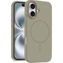 Mabelme Store Joko Apple iPhone 16 Plus Kılıf Jully Magsafe Kapak - Çöl Titanyum